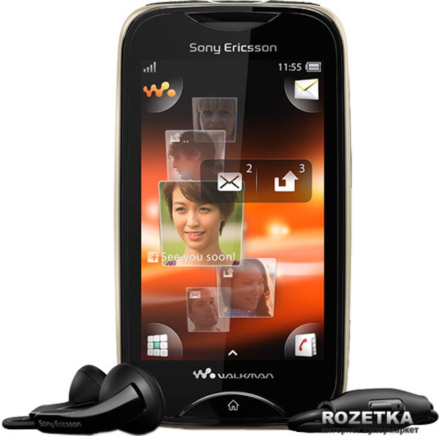 Мобильный телефон Sony Ericsson Walkman WT13i Black-Gold – фото, отзывы ...