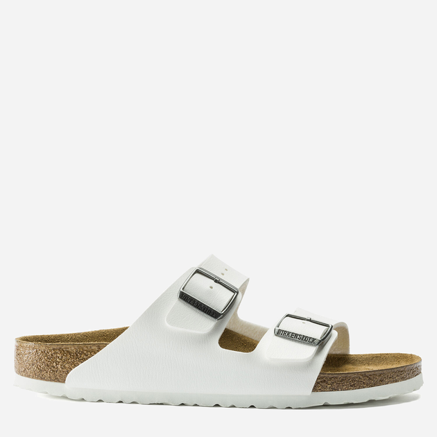 Женские шлепанцы Birkenstock Arizona 0552683 Narrow 39 24 см Белые ...