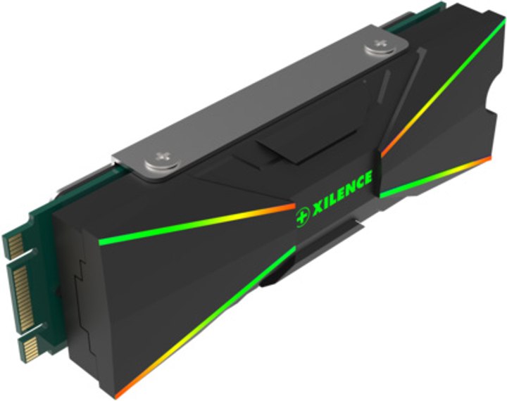 Chłodnica dla SSD Xilence XC401 M2SSD.B.ARGB (4044953503047) - obraz 3
