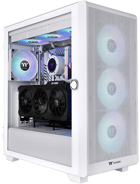 Корпус Thermaltake S250 TG ARGB Snow White (CA-1Y6-00M6WN-00) - зображення 1