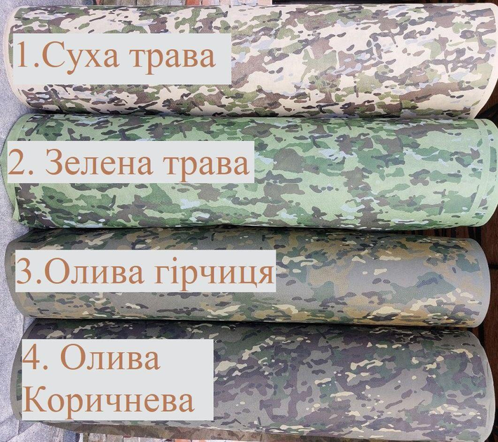 Рулон спанбонд "олива гірчиця" 1,6м ширина, білий 250 метрів гірчиця - зображення 2