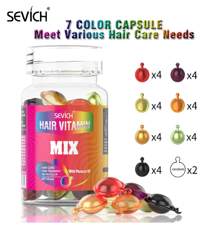 Витаминные капсулы для лечения и блеска волос SEVICH Hair Vitamin MIX 30 капсул (6971774282029) - изображение 2