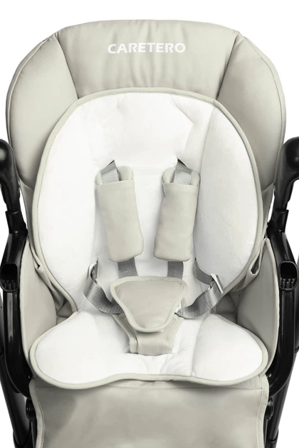 Стільчик для годування + гойдалка Caretero Indigo Black Grey TERO-7650 (5908310397153) - зображення 11