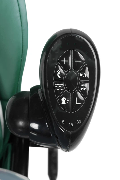 Стільчик для годування + гойдалка Caretero Indigo Black Green TERO-7651 (5908310397160) - зображення 13
