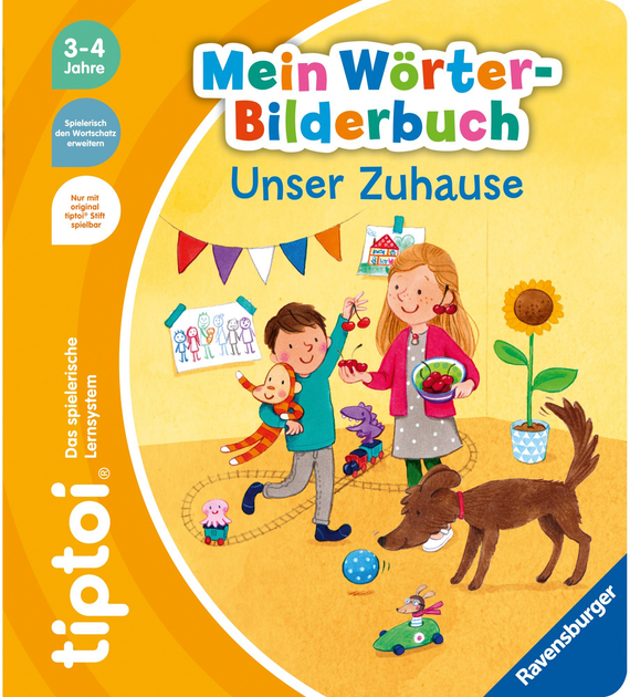 Książka dla dzieci Ravensburger Tiptoi Moja książka obrazkowa ze słowami Nasz dom (9783473492640) - obraz 1