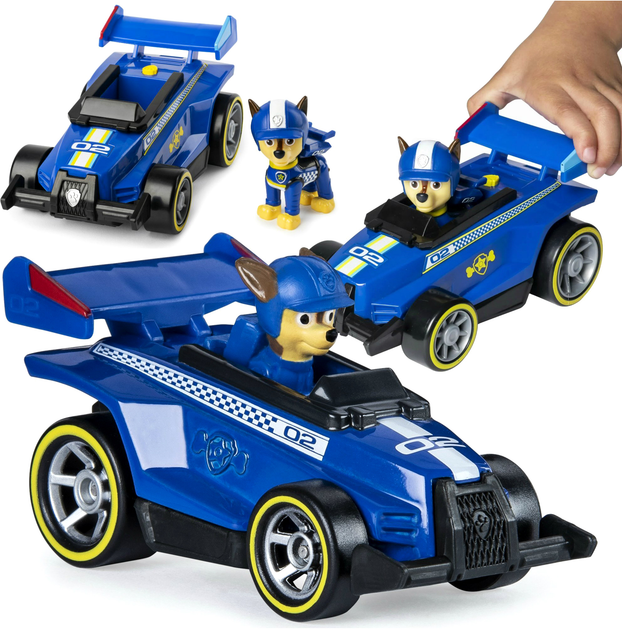 Samochód Spinmaster Paw Patrol Ready Race Rescue Chases Race & Go Deluxe Base Vehicle z figurką (778988281895) - obraz 2