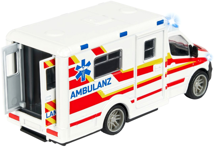 Машинка Majorette Ambulans Mercedes-Benz Sprinter Білий (3467452068120) - зображення 5
