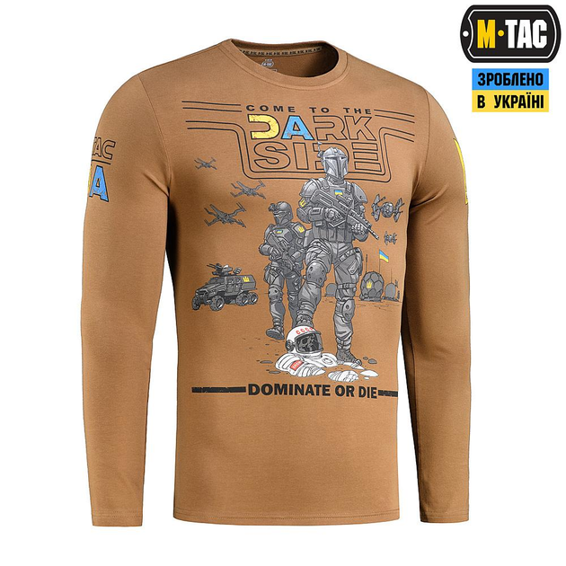 Тактическая M-Tac футболка UA Side длинный рукав Coyote Brown койот XL - изображение 1