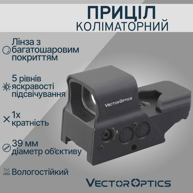 Коллиматорный прицел Vector Optics Omega 8 SCRD-04 - изображение 1