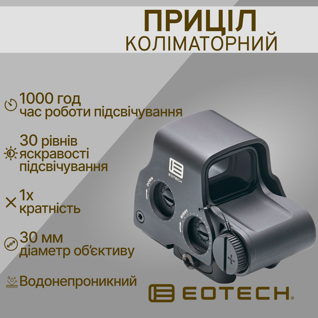 Коллиматорный прицел EOTech 68MOA/1MOA совместим с NV EXPS3-0 - изображение 1