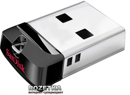 Флеш память USB SANDISK Cruzer Fit 64GB (SDCZ33-064G-B35) - изображение 3