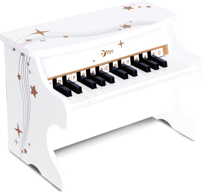 Drewniane pianino Classic World z podręcznikiem (6927049045363) - obraz 1