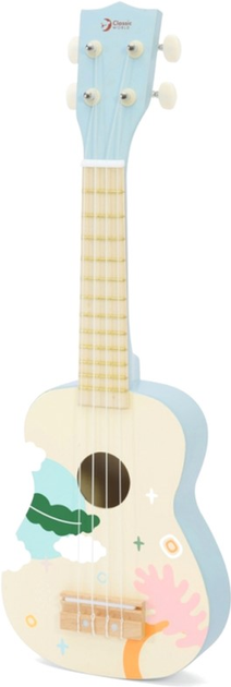 Drewniana gitara Classic World Ukulele Niebieska (6927049045608) - obraz 4