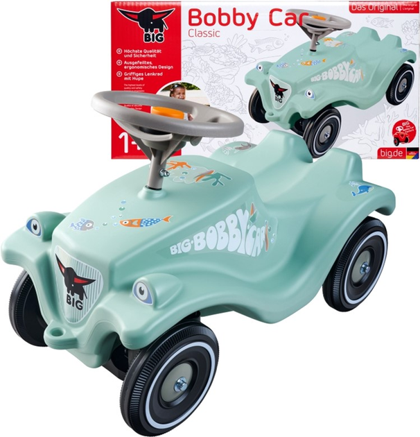 Jeździk Big Bobby Car Classic Green Sea (4004943561419) - obraz 2