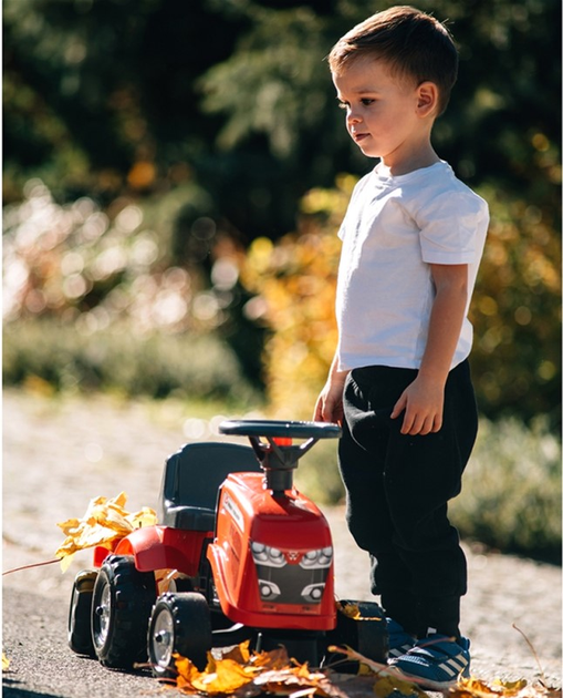 Трактор-каталка Falk Baby Massey Ferguson Tractor з причепом та аксесуарами Червоний (3016200024132) - зображення 9