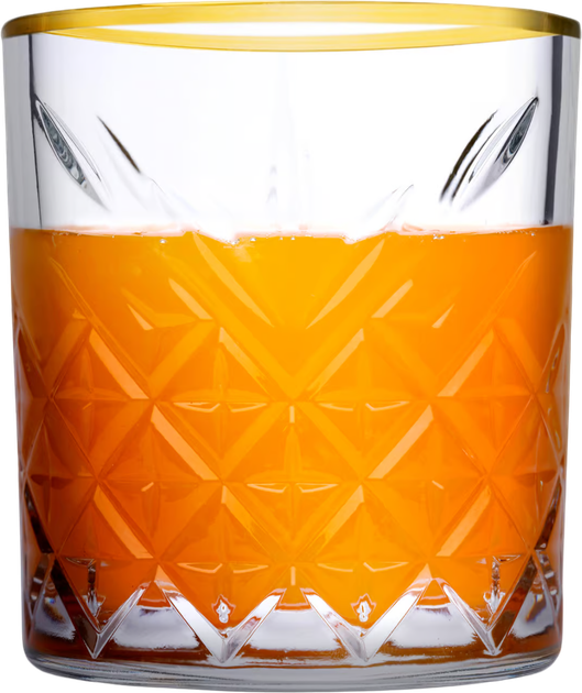 Komplet szklanek Pasabahce Timeless Gold niskich 420 ml 4 szt (8693357554122) - obraz 3