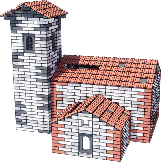 Конструктор Classic World Large Building Set Windows Roof Tiles and Beams 38 деталей (6927049072840) - зображення 8