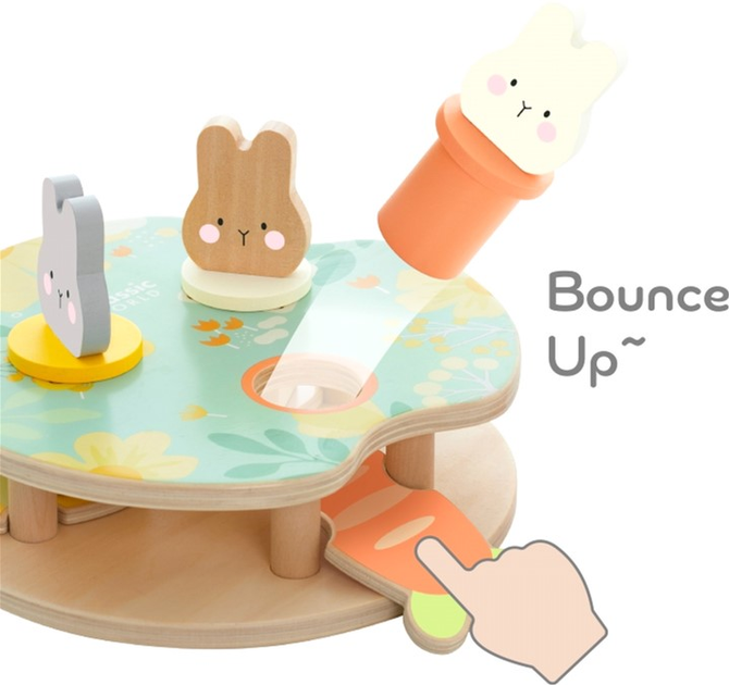 Розвиваюча іграшка Classic World Bunny Bounce Game Wooden (6927049022043) - зображення 4