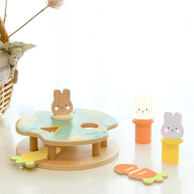 Розвиваюча іграшка Classic World Bunny Bounce Game Wooden (6927049022043) - зображення 5