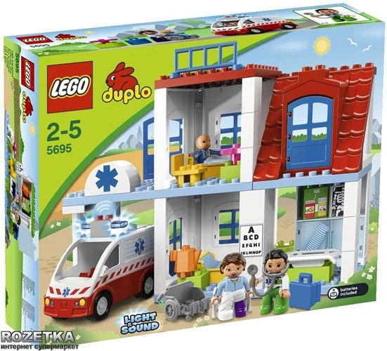 Конструктор LEGO DUPLO Больница (5695) – игрушки с доставкой от ROZETKA