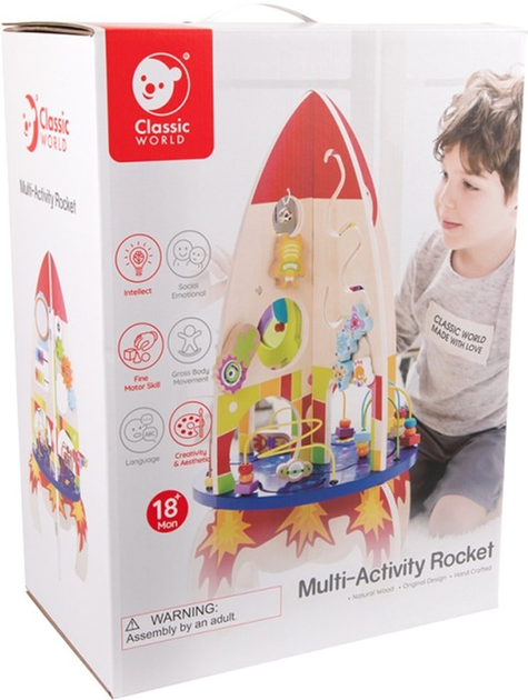 Розвиваюча іграшка Classic World Multi-Activity Rocket (6927049000195) - зображення 1