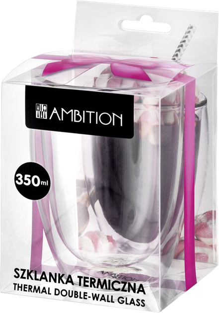 Szklanka Ambition Mia termiczna w opakowaniu 350 ml (5904134968593) - obraz 2