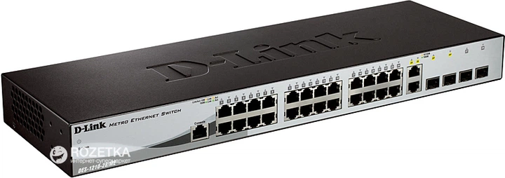 Комутатор D-Link DES-1210-28/ME - Фото 1 Комутатор D-Link DES-1210-28/ME - зображення 1