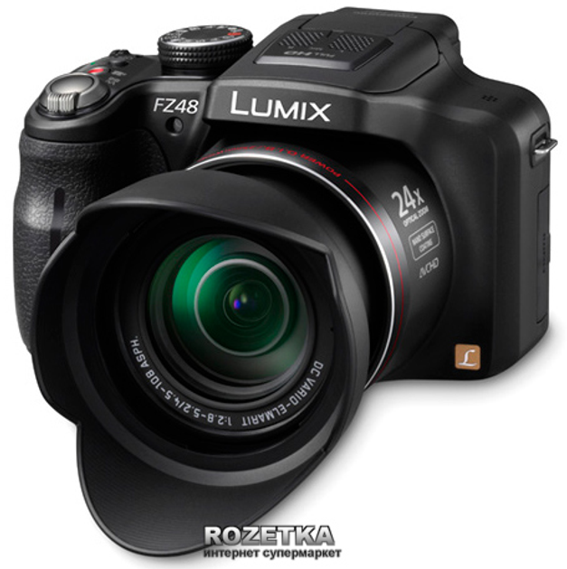 Фотоаппарат Panasonic Lumix DMC-FZ48 Black купить на ROZETKA | Отличная ...