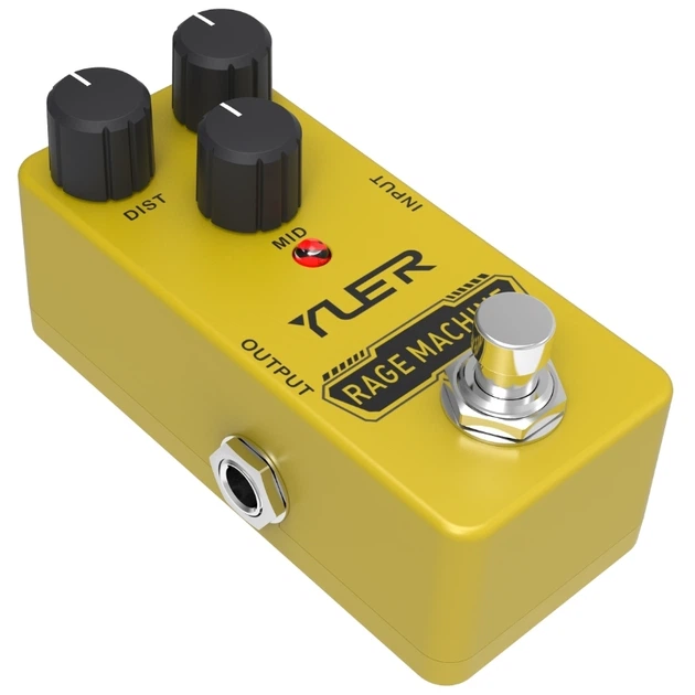 Педаль ефектів Distortion Yuer RS-16 Rage Machine - Фото 3 Педаль ефектів Distortion Yuer RS-16 Rage Machine - зображення 3