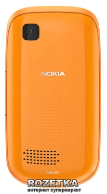 Мобильный телефон Nokia Asha 201 Orange - изображение 4