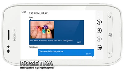 Мобильный телефон Nokia Lumia 710 White - Фото 4 Мобильный телефон Nokia Lumia 710 White - изображение 4