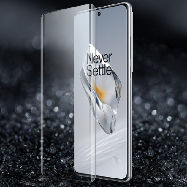 Захисна плівка Full Screen Nillkin 9H дляOnePlus 11 2шт з рамкою для поклейки, Black - Фото 3 Захисна плівка Full Screen Nillkin 9H дляOnePlus 11 2шт з рамкою для поклейки, Black - зображення 3