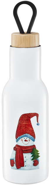 Butelka termiczna Ambition Forest Bałwanek 400 ml (5904134404558) - obraz 1