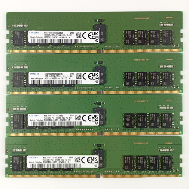 Оперативная память Samsung 16GB DDR4 3200 PC4-3200 ECC REG для Серверов ...