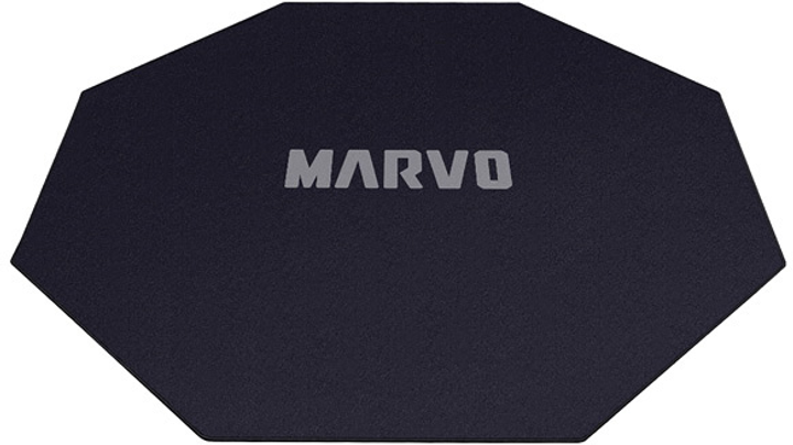 Килимок під ігрове крісло Marvo GM02 1100 x 1100 x 2 мм Чорний (6932391927519) - зображення 1