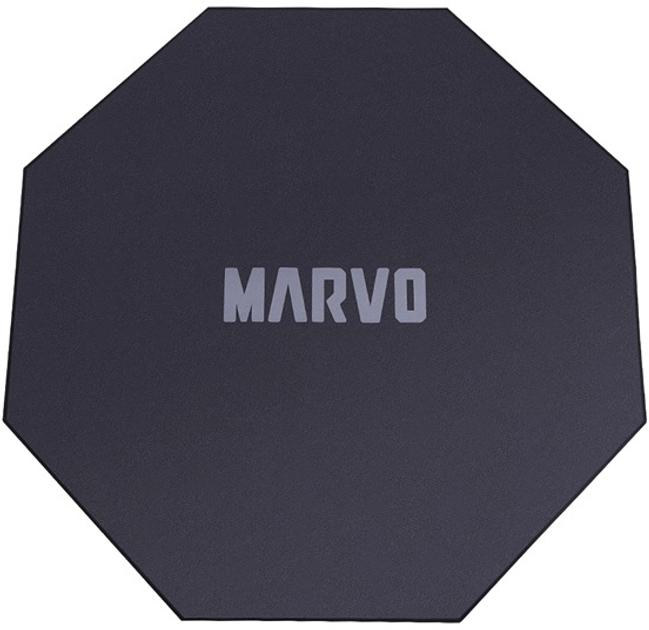 Килимок під ігрове крісло Marvo GM02 1100 x 1100 x 2 мм Чорний (6932391927519) - зображення 2