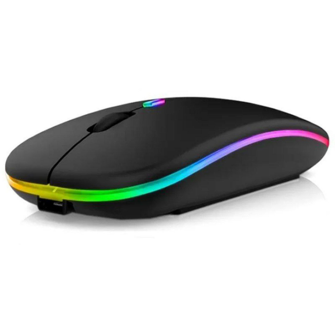 Мышка беспроводная с аккумулятором RGB 2.4 GHz 1600DPI Izumi Black - Фото 1 Мышка беспроводная с аккумулятором RGB 2.4 GHz 1600DPI Izumi Black - изображение 1