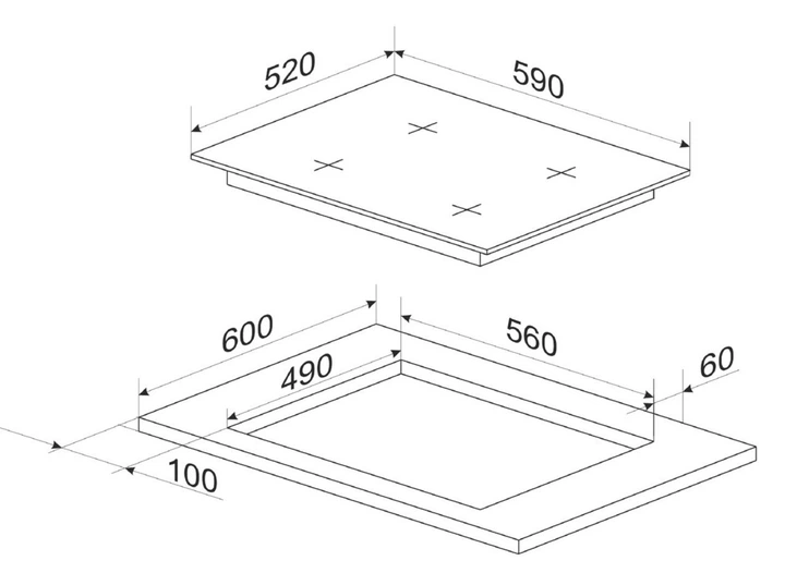 Варильна поверхня газова Hansa BHKS6718511 - зображення 3