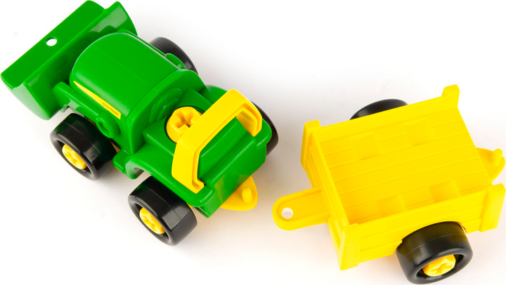 Ігровий набір-конструктор Tomy John Deere Трактор з ковшем і причепом (0036881472094) - зображення 6