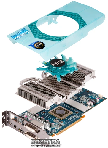 Видеокарта HIS PCI-Ex Radeon HD6870 IceQ X 1024MB GDDR5 (256bit) (920/4480) (2xminiDisplay Port, 2xDVI, HDMI) (H687QNT1G2M) - изображение 3