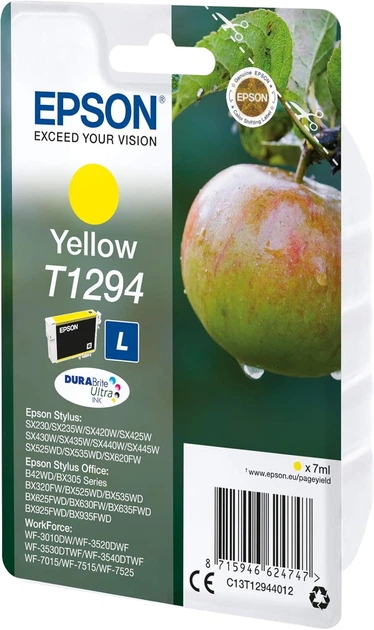 Tusz do drukarek Epson T1294 7 ml Yellow (C13T12944012) - obraz 2