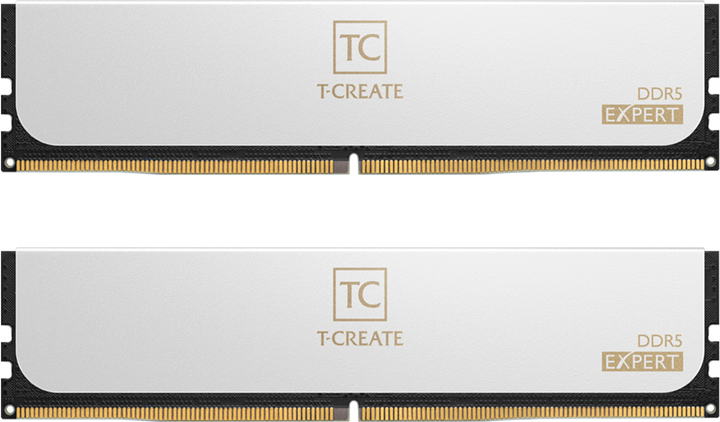 Оперативна пам'ять Team Group DDR5-6000 32768MB PC5-48000 (Kit of 2x16384) T-Create Expert White (CTCWD532G6000HC30DC01) - зображення 1