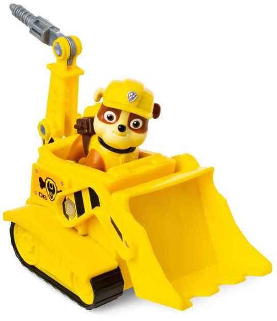 Samochód Spin Master Puppy Patrol Bulldozer Rubble z figurką (0778988259924) - obraz 3