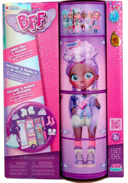 Lalka modowa Cry Babies BFF Phoebe Nastolatka 20 cm 904354 (421134904354) - obraz 8
