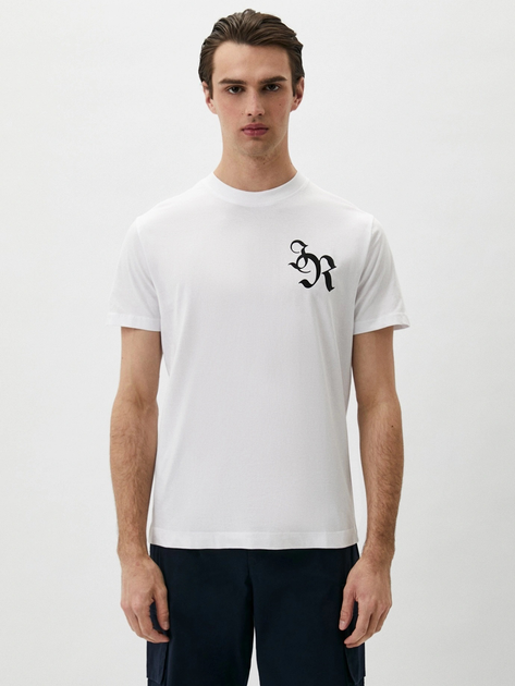 Футболка с лого на спине John Richmond HMP24066TS XL (110360XL) Белый ...