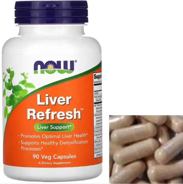 Комплекс для печени NOW Liver Refresh 90 капс Нау Ливер Рефреш - изображение 2