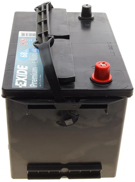 Акумуляторна батарея Exide Premium 68 А/год 650 A 277 x 175 x 190 мм (+/-) B1/B12 (EA681) - зображення 6