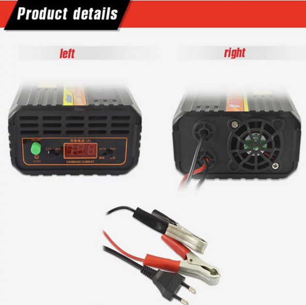 Зарядное устройство для аккумуляторов Suoer SON-20A+ 12V/24V CHARGER AGM/GEL - Фото 4 Зарядное устройство для аккумуляторов Suoer SON-20A+ 12V/24V CHARGER AGM/GEL - изображение 4