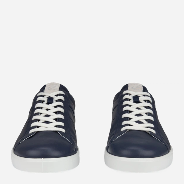 Sneakersy męskie skórzane ECCO Street Lite M 521304-55408 44 Granatowe (194891641234) - obraz 3