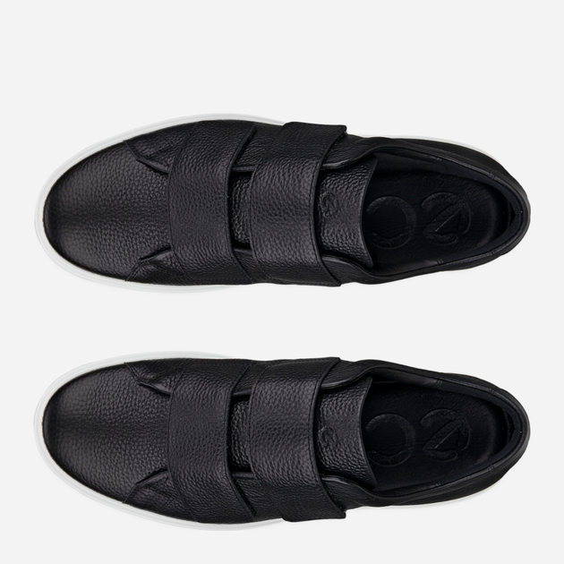 Sneakersy męskie na rzepy ECCO Soft 60 M 525434-01001 41 Czarne (194891512220) - obraz 6